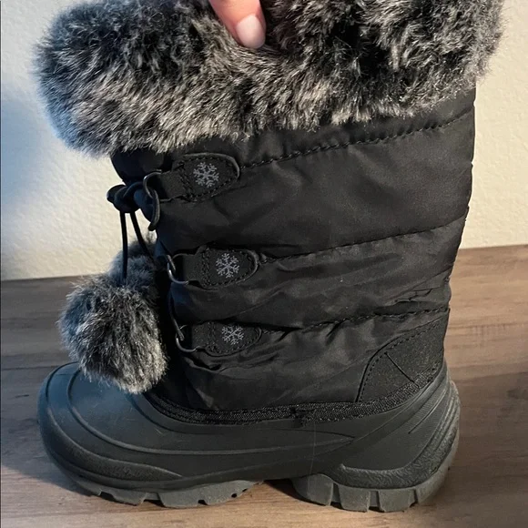Kamik Girls Black and Gray Winter Boots - Picture 5 of 5